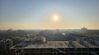 Blick vom Café unseres Hotels im 11. Stock