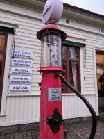 Stockholm. Skansen Tankstelle