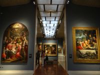 Bologna, Pinacoteca Nazionale, der Saal für Carracci und Reni, die großen Künstler der Stadt. 