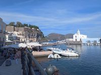 Blick auf die Marina Corta - Lipari - Sizilien 