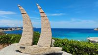 Monument in Baja Sardinia 