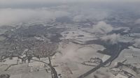 Ankunft in Deutschland - Frankfurt im Winter
