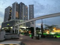 Malaysia. Malakka. Blick zum Hotel