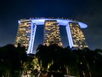 Das berühmte Marina Bay Sands Hotel