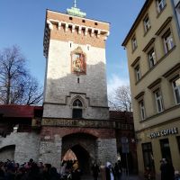 Am Florianstor beginnt unser Stadtrundgang