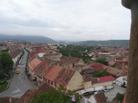 Blick vom Kirchturm auf Heltau
