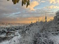 Camlica Hügel - Istanbul im Schnee - Türkei