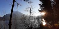 Traunsee mit Traunstein im Hintergrund
