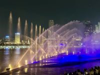 2. Tag: Ankunft in Singapur – Licht- und Wassershow „Spectra“ vor dem Marina Bay Sands