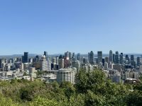 1. Tag – Ankunft auf Montréal – Blick auf die Innenstadt vom Mont Royal