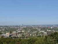 1. Tag – Ankunft auf Montréal – Blick zum Olympiastadion vom Mont Royal