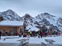 204 Silvester Berner Oberland - Ausflug auf den Berg Männlichen - Blick zu Eiger, Mönch und Jungfrau