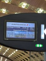 Weiterflug nach Santiago de Chile