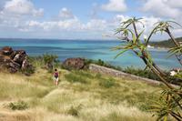 Blick von Fort Luis auf Marigot