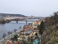 Blick auf Prag von Burg Vysehrad
