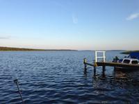 Abendstimmung über dem Breeger Bodden