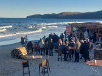 Silvester_2025_Binz: Glühweinstand