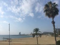 der Strand von Barcelona