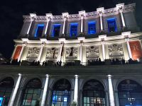 Abendspaziergang - Opera - Teatro Real direkt vor unserem Hotel - Madrid, Spanien