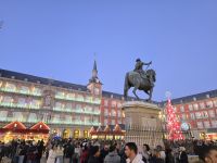 Reiterstatue Plaza Mayor Madrid