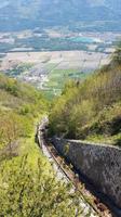 Auf der Zahnradbahn nach Saint-Hilaire du Touvet