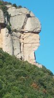 Frauenkopf im Fels