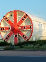 Der Bohrer des Tunnel von Calais