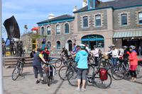 Start zur 1. Radtour auf Jersey