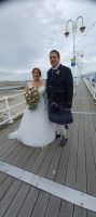 Hochzeitspaar am Strand