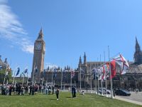 Westminster Palace mit Elizabeth Tower und Big Ben