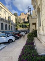Blick zur Festung in Malaga