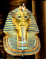 Die berühmte Maske Tutanchamuns im Neuen Ägyptischen Museum