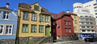 Holzhäuser in Bergen