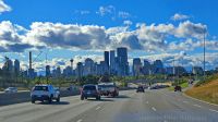 Fahrt in die Innenstadt von Calgary