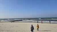 Erster Strandspaziergang 