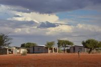 Abendstimmung in der Kalahari Anib Lodge