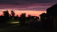 Sonnenaufgang am Abreisetag in Dagebüll