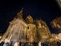 Der Aachener Dom am Abend