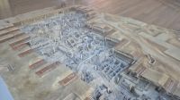 Archäolog. Grabungsfeld Akrotiti, Modell Gesamtanlage