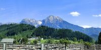 Wir fahren bei tollem Sonnenschein durch Österreich