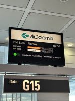 Flug von München nach Florenz