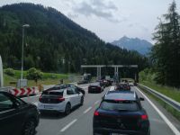 Verkehrsmarmelade unterwegs