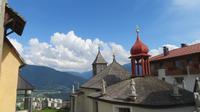 Blick vom Hotel ins Tal