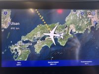 Rückflug Osaka - München