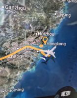Flug nach Hongkong