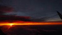 Sonnenaufgang auf dem Weg nach FRA