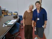 Frau Lim mit Reisebegleiterin Johanna
