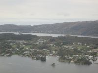 Anflug Bergen