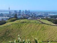 Blick vom Mount Eden auf Auckland 