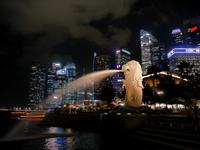 Singapur bei Nacht